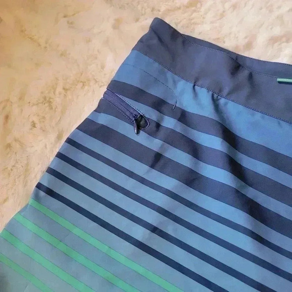 Vineyard Vines men’s swim shorts size 42 blue green Ombre stripe beach vacation - Picture 5 of 7